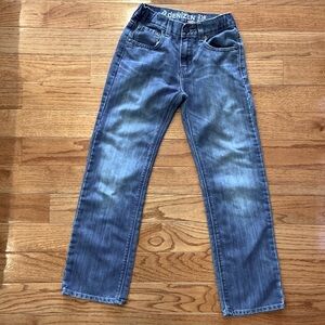 Adjustable waist straight fit jeans size 12 regular